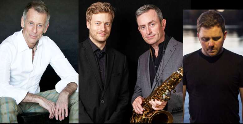 Dream team assembled: L-R Joe Locke, Peter Johnstone, Tommy Smith and Alyn Cosker 